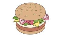 Come disegnare un hamburger