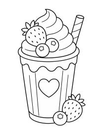 Frullato alla fragola