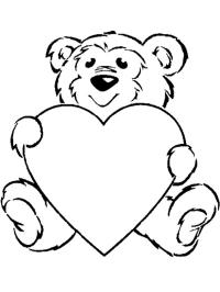 Orso con un cuore