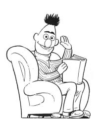 Bert legge un libro