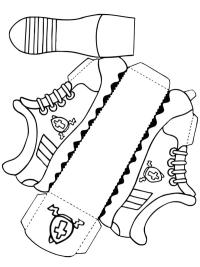 Modello da costruire: scarpa di San Nicola
