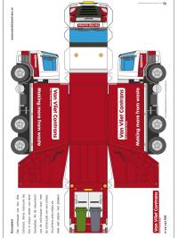 Camion dei rifiuti pieghevole