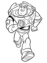 Buzz Lightyear cammina