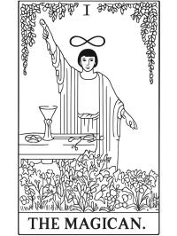 La carta dei Tarocchi Il Mago