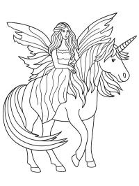 Unicorno e fata