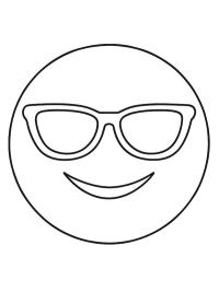 Emoji con occhiali da sole