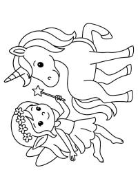 Fata e unicorno