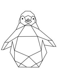 Pinguino geometrico