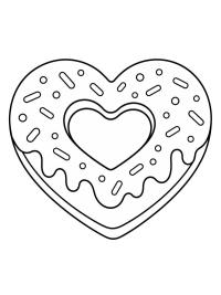 Ciambella a forma di cuore