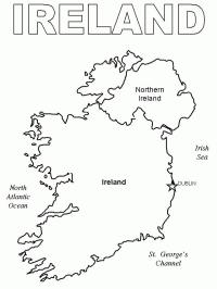 Mappa dell'Irlanda
