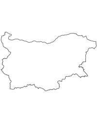 Mappa della Bulgaria