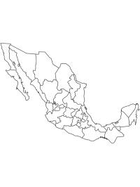 Mappa del Messico