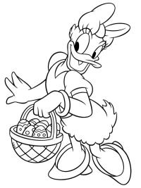 Paperina con cestino di Pasqua