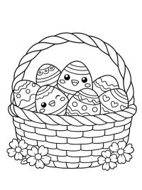 Cestino di Pasqua Kawaii