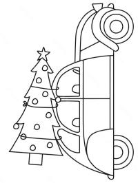 Albero di Natale sul tetto