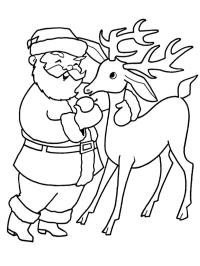 Babbo Natale e le sue renne