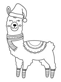 Alpaca natalizio