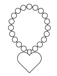 Collana con cuore