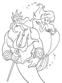 Re Tritone e Ariel