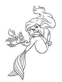 Il granchio Sebastian e la principessa Ariel