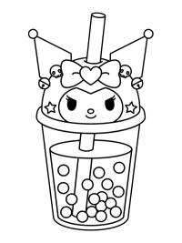 Kuromi Bubble tea