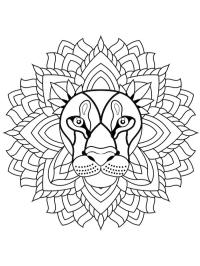 Mandala leone