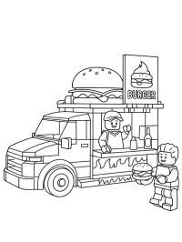 LEGO furgone degli hamburger