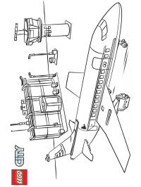 Aereo in aeroporto Lego