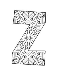 Mandala lettera Z