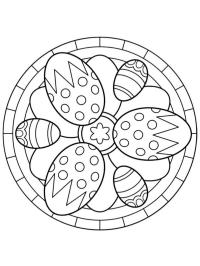Mandala uova di Pasqua