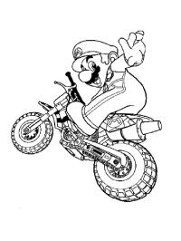 Mario in moto