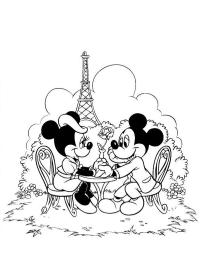 Topolino e Minnie a Parigi