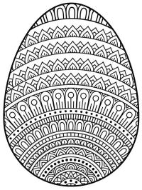 Mandala Uovo di Pasqua