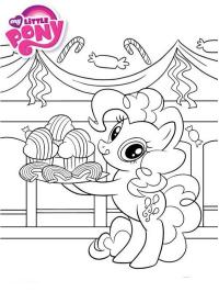 Pinkie Pie con torta