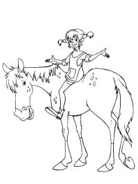 Pippi a cavallo