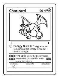 Carta Pokemon Shadowless Charizard