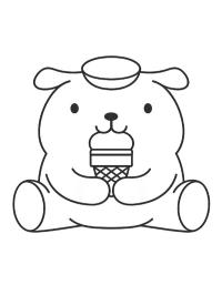 Pompompurin mangia il gelato