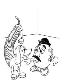 Slinky Dog e Mister Potato