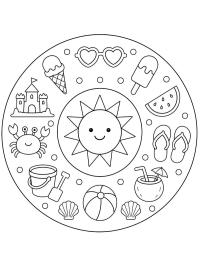 Mandala spiaggia