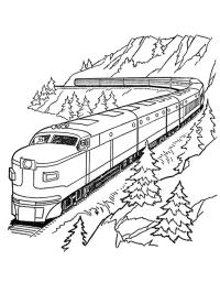Treno in montagna