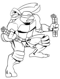 Michelangelo combatte