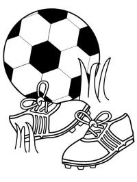 Pallone e scarpe da calcio