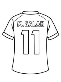 Maglietta da calcio Mohamed Salah