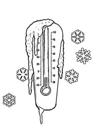 Termometro invernale