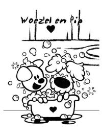 Woozle e Pip nella vasca da bagno