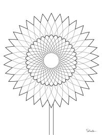 Mandala girasole