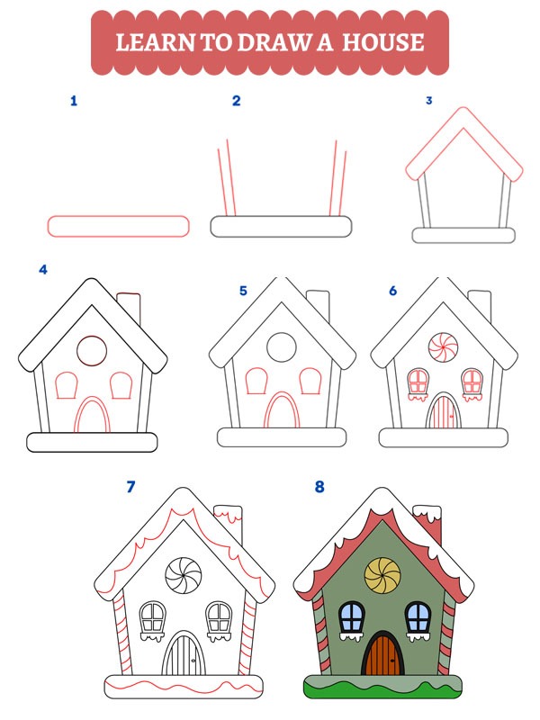 Come disegnare una casa