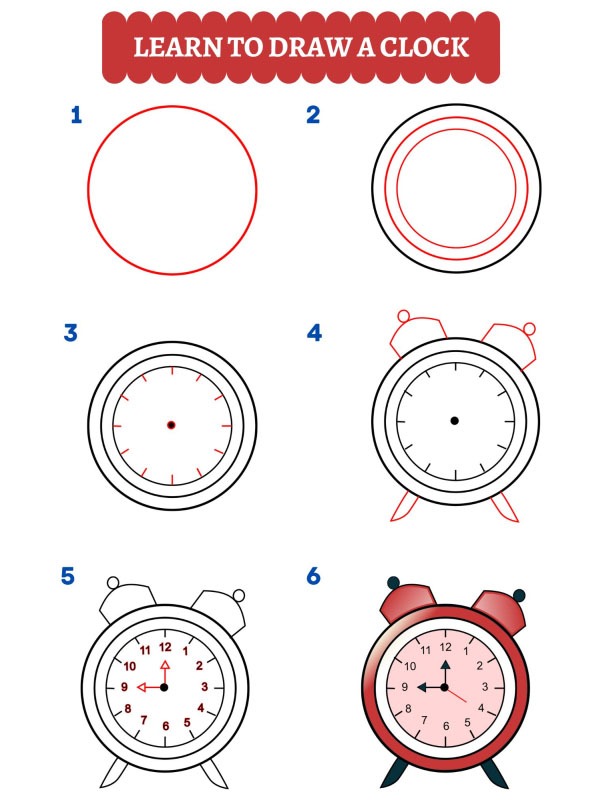 Come disegnare un orologio