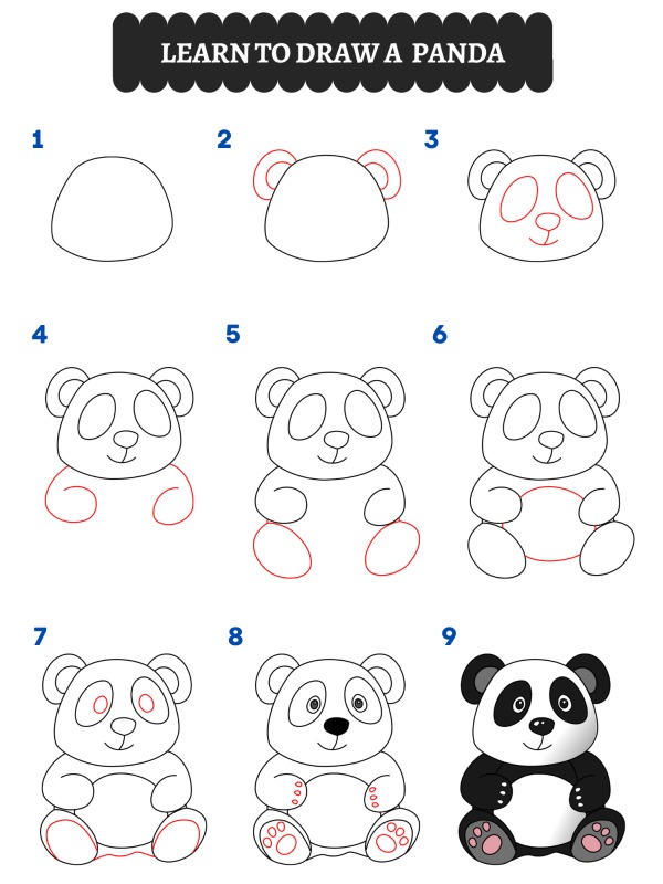 Come si disegna un panda?
