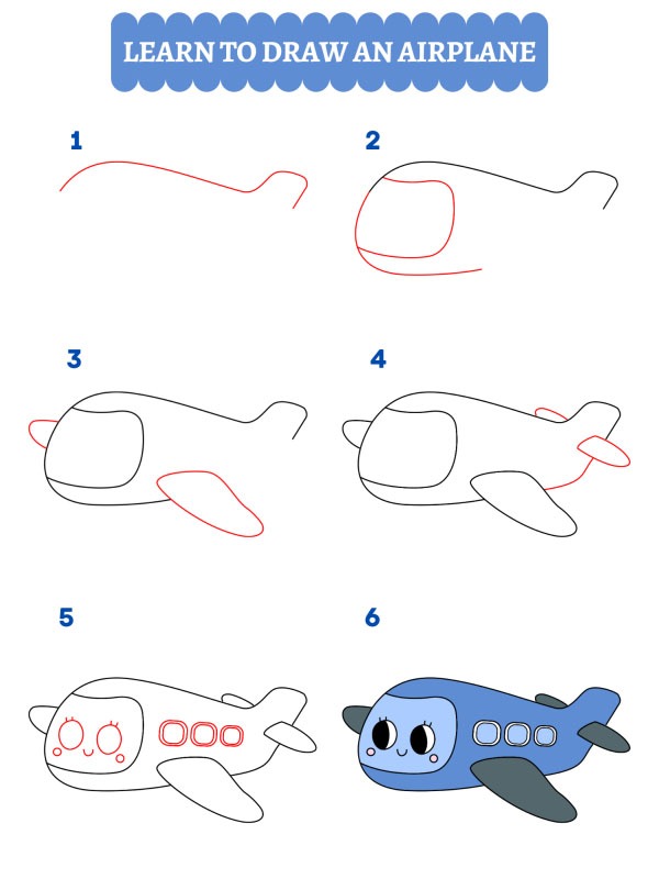 Come disegnare un aereo